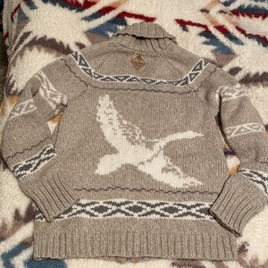 Eddie Bauer Eagle Cardigan Sweater Small